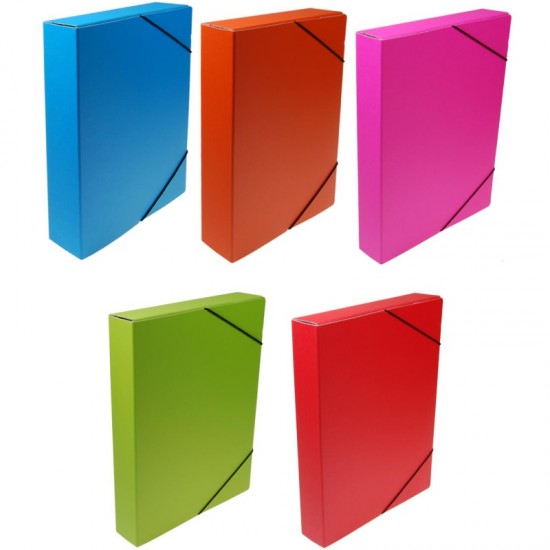 ΚΟΥΤΙ ΛΑΣΤΙΧΟ ΧΑΡΤΙΝΟ ΧΡΩΜΑΤΙΣΤΑ 33,5x25x5cm