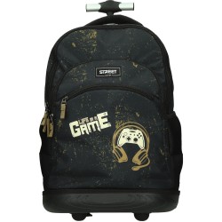 ΤΣΑΝΤΑ ΣΧΟΛΙΚΗ STREET TROLLEY GAMING 34x22x47 cm (με εργονομική πλάτη air system και σκληρό πάτο)