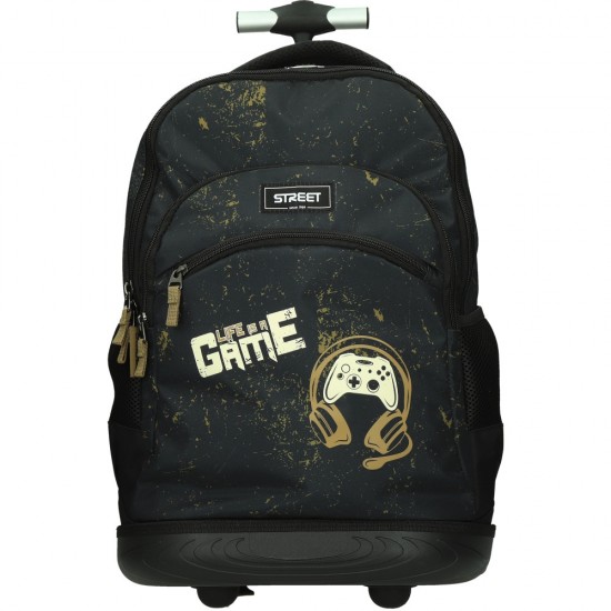 ΤΣΑΝΤΑ ΣΧΟΛΙΚΗ STREET TROLLEY GAMING 34x22x47 cm (με εργονομική πλάτη air system και σκληρό πάτο)