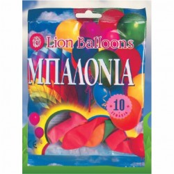 ΜΠΑΛΟΝΙΑ FANTASY ΑΠΛΑ ΜΕΣΑΙΑ  ΣΕΤ 10τεμ.