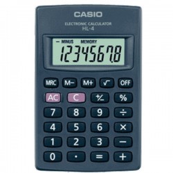 ΚΟΜΠΙΟΥΤΕΡ CASIO HL-4Α (8 ψηφία)