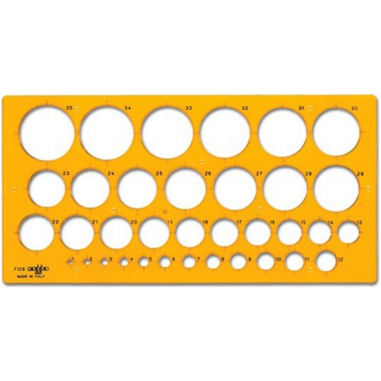 ΣΤΕΝΣΙΛ ARDA ΚΥΚΛΩΝ ΜΕΓΑΛΑ (1-35)