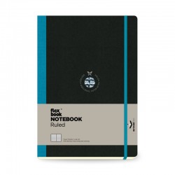 ΣΗΜΕΙΩΜΑΤΑΡΙΟ Η.Β ΛΙΝΟΔΕΤΟ FLEX GLOBAL ΡΙΓΕ 17Χ24  Τυρκουάζ