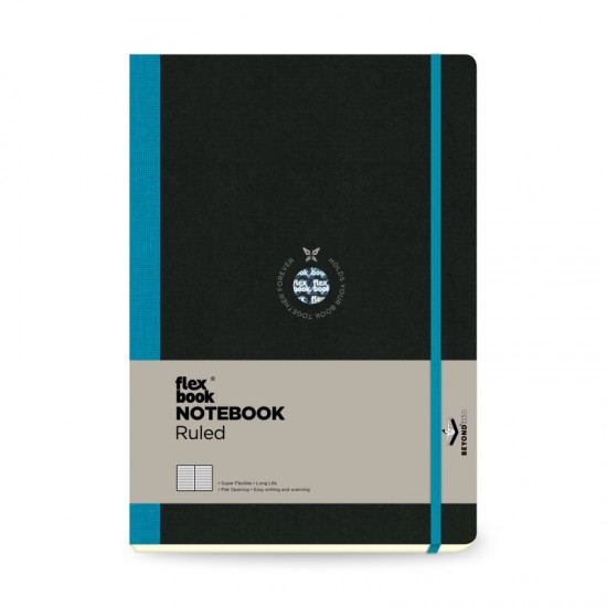 ΣΗΜΕΙΩΜΑΤΑΡΙΟ Η.Β ΛΙΝΟΔΕΤΟ FLEX GLOBAL ΡΙΓΕ 17Χ24  Τυρκουάζ