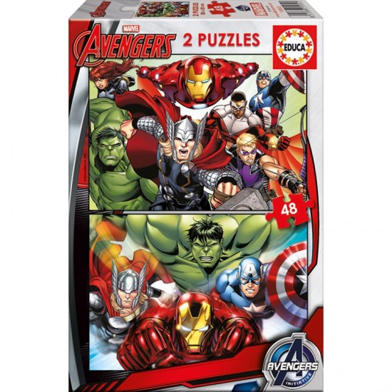 PUZZLE EDUCA ΠΑΙΔΙΚΑ 2x48 Avengers
