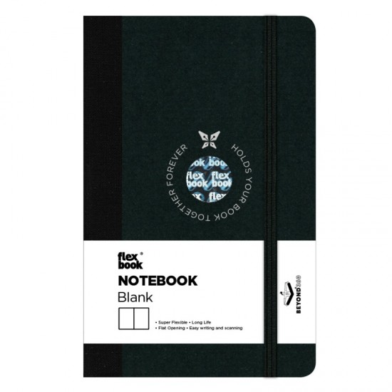 ΣΗΜΕΙΩΜΑΤΑΡΙΟ Η.Β ΛΙΝΟΔΕΤΟ FLEX GLOBAL ΛΕΥΚΟ 9Χ14 Μαύρο