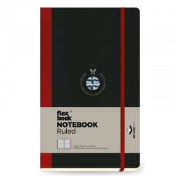 ΣΗΜΕΙΩΜΑΤΑΡΙΟ Η.Β ΛΙΝΟΔΕΤΟ FLEX GLOBAL ΡΙΓΕ 13Χ21 Κόκκινο
