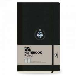 ΣΗΜΕΙΩΜΑΤΑΡΙΟ Η.Β ΛΙΝΟΔΕΤΟ FLEX GLOBAL ΡΙΓΕ 13Χ21 Μαύρο