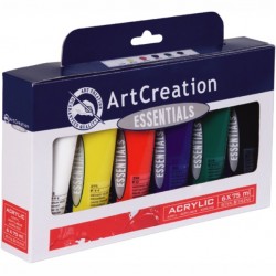 TALENS ΧΡΩΜΑΤΑ ΑΚΡΥΛΙΚΑ ART CREATION ΣΕΤ 6ΧΡ.75ml