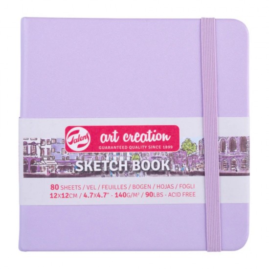 TALENS SKETCHBOOK ART CREATION 12x12 140gr ΠΑΣΤΕΛ ΜΩΒ