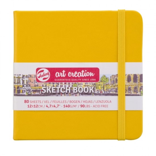 TALENS SKETCHBOOK ART CREATION 12x12 140gr ΚΙΤΡΙΝΟ