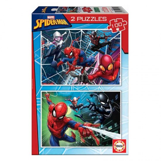 PUZZLE EDUCA ΠΑΙΔΙΚΑ 2x100τεμ. Spiderman