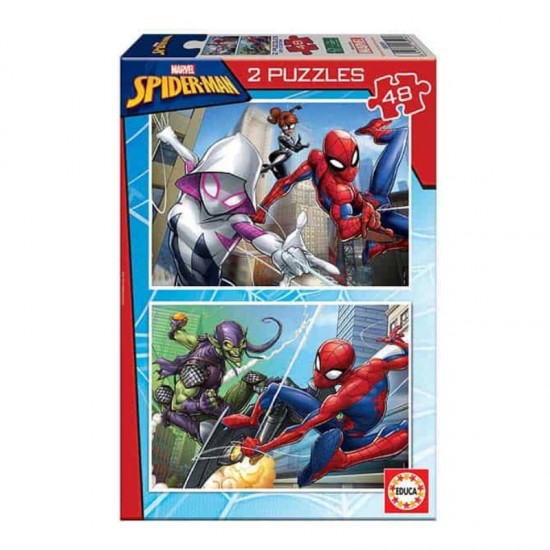 PUZZLE EDUCA ΠΑΙΔΙΚΑ 2x48 Spiderman