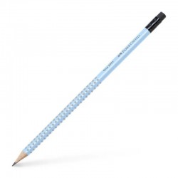 ΜΟΛΥΒΙΑ FABER CASTELL GRIP ΓΟΜΑΣ SKY BLUE (Β)