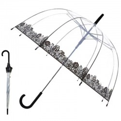 ΟΜΠΡΕΛΑ ΔΙΑΦΑΝΗ ΑΥΤΟΜΑΤΗ DENTELLE (μήκος 85cm διάμετρος 85cm)