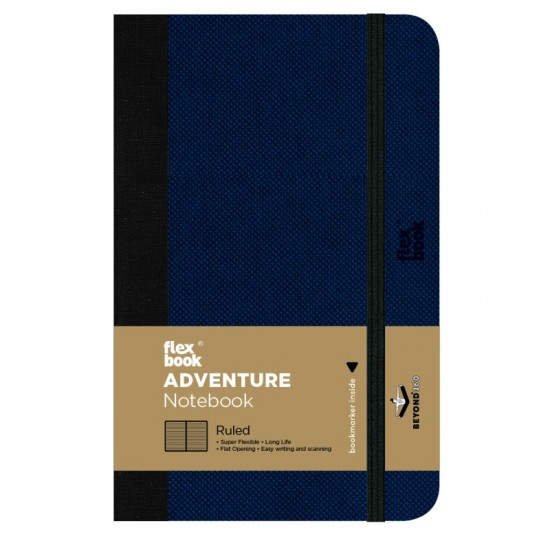 ΣΗΜΕΙΩΜΑΤΑΡΙΟ Η.Β FLEX GLOBAL ADVENTURE  ΡΙΓΕ 9X14 Royal blue