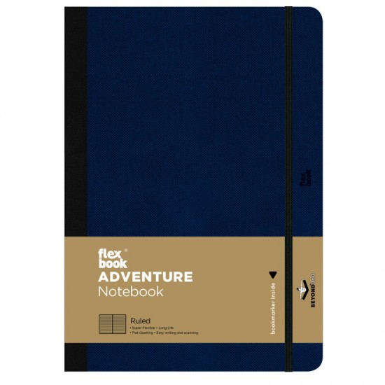 ΣΗΜΕΙΩΜΑΤΑΡΙΟ Η.Β FLEX GLOBAL ADVENTURE  ΡΙΓΕ 17X25 Royal Blue