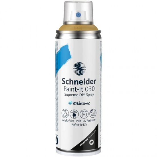 ΧΡΩΜΑΤΑ ΑΚΡΥΛΙΚΑ SCHNEIDER Σπρέι PAINT-IT 030 200ml GOLD