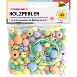 ΧΑΝΤΡΕΣ FOLIA ΞΥΛΙΝΕΣ PASTEL ΑΣΟΡΤΙ 85τεμ. (50gr)