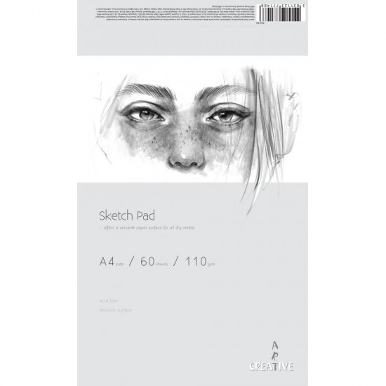 ΜΠΛΟΚ SKETCHPAD CREATIVE A4 60φυλ. 110gr