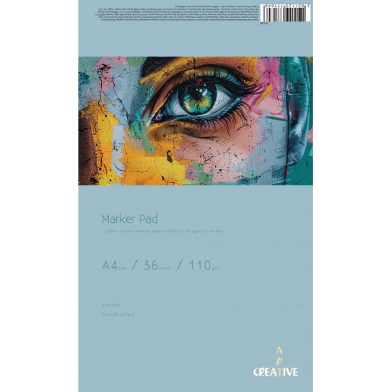ΜΠΛΟΚ ACRYLIC MARKER CREATIVE A4 36φυλ. 110gr