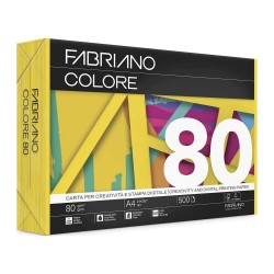 ΧΑΡΤΙ ΦΩΤΟΤΥΠΙΚΟ FABRIANO COLORE Α4 80gr GIALLO (500φ)