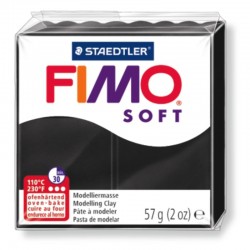 ΠΗΛΟΣ STAEDTLER FIMO SOFT BLACK 56 gr.