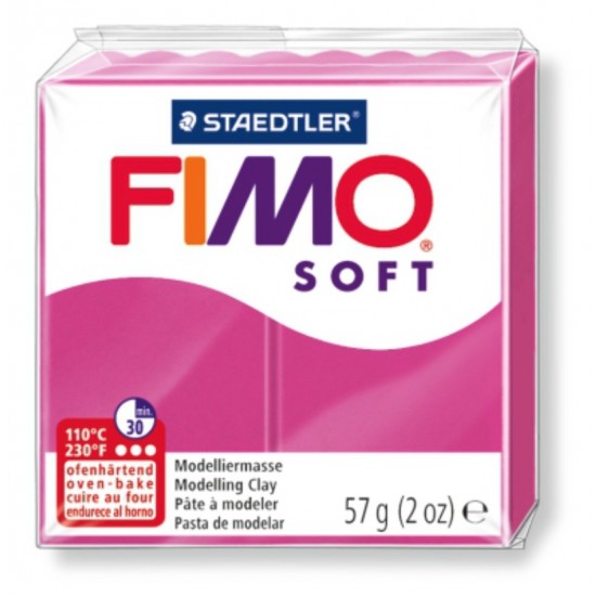 ΠΗΛΟΣ STAEDTLER FIMO SOFT RASBERRY 56 gr.
