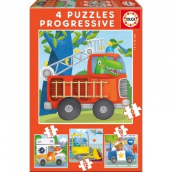 PUZZLE EDUCA ΠΑΙΔΙΚΑ (6-9-12-16 τεμ.) PROGRESSIVE Patrol