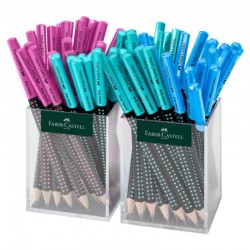 ΜΟΛΥΒΙΑ FABER CASTELL GRIP JUMBO ΔΙΧΡΩΜΑ  ΣΤΑΝΤ 72 τεμ.