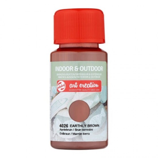 TALENS ART CREATION ΧΡΩΜΑΤΑ INDOOR/OUTDOOR  50ml EARTHLY BROWN