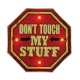 ΠΙΝΑΚΙΔΑ RETRO ΜΕΤΑΛΛΙΚΗ ΤΟΙΧΟΥ FOREVER LED Don't Touch (295 x 50 x 295mm)