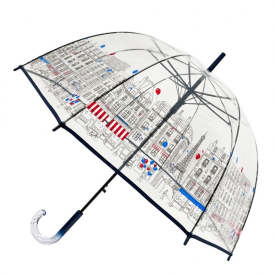 ΟΜΠΡΕΛΑ ΔΙΑΦΑΝΗ PARIS (μήκος 86cm διάμετρος 85cm)