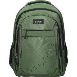 ΤΣΑΝΤΑ ΣΧΟΛΙΚΗ STREET MINIMALISTIC VERDE 32x15x45cm (με ορθοπεδική πλάτη)