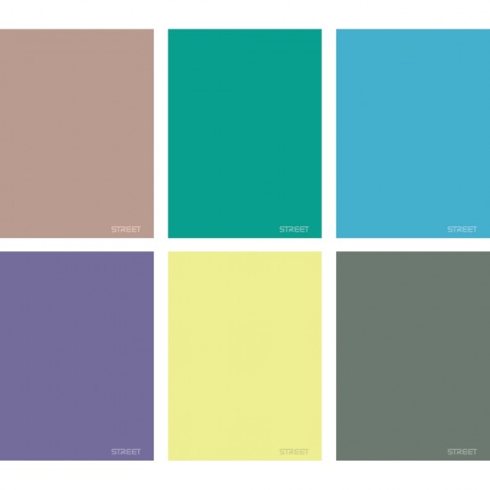 ΤΕΤΡΑΔΙΑ ΡΙΓΕ STREET COLOURS A4 54φυλ. (80gr)
