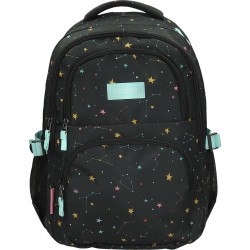 ΤΣΑΝΤΑ ΣΧΟΛΙΚΗ STREET MAGIC  32x15x45cm (με εργονομική πλάτη air system και σκληρό πάτο)