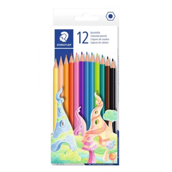 ΚΡΑΓΙΟΝ ΞΥΛΙΝΑ STAEDTLER ΤΩΝ 12 χρωμ.