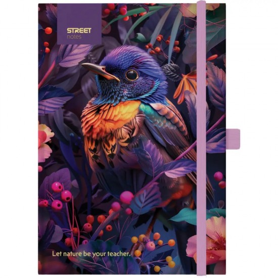 ΣΗΜΕΙΩΜΑΤΑΡΙΟ STREET ANIMAL BIRDS A5 96σελ. (80gr ριγέ)