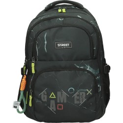ΤΣΑΝΤΑ ΣΧΟΛΙΚΗ STREET GAMING 32x15x45cm (με εργονομική πλάτη air system και σκληρό πάτο)