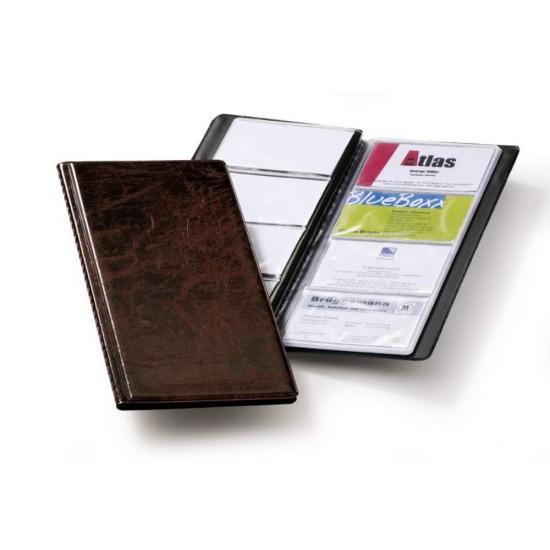 ΕΥΡΕΤΗΡΙΑ ΕΠΙΣΚΕΠΤΗΡΙΩΝ DURABLE VISIFIX LEATHER ΚΑΦΕ 96 θεσ.