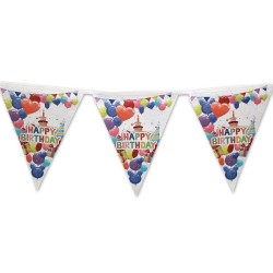 ΓΙΡΛΑΝΤΕΣ ΣΗΜΑΙΑΚΙΑ HAPPY BIRTHDAY ΜΠΑΛΟΝΙΑ 3m