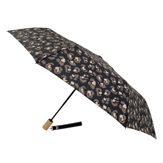 ΟΜΠΡΕΛΑ LEOPARD NOIR ΑΥΤΟΜΑΤΗ (μήκος 29cm διάμετρος 96cm)