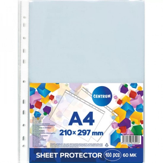 ΖΕΛΑΤΙΝΕΣ CENTRUM ΚΡΙΚ ΑΝΩ CLEAR  60mic ( πακέτο 100τεμ.)