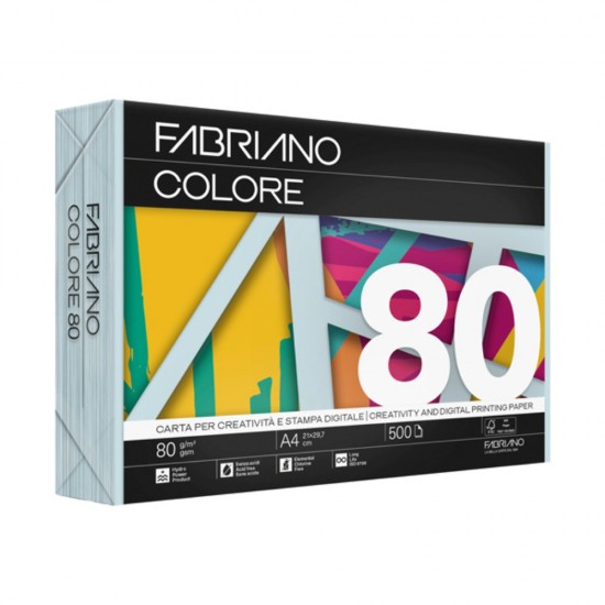 ΧΑΡΤΙ ΦΩΤΟΤΥΠΙΚΟ FABRIANO COLORE Α3 80gr CELESTE CHIARO (250φ)