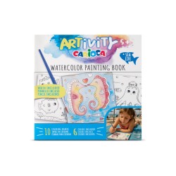 ΣΕΤ ΖΩΓΡΑΦΙΚΗΣ CARIOCA ARTivity WATERCOLOR PAINTING BOOK SEA LIFE