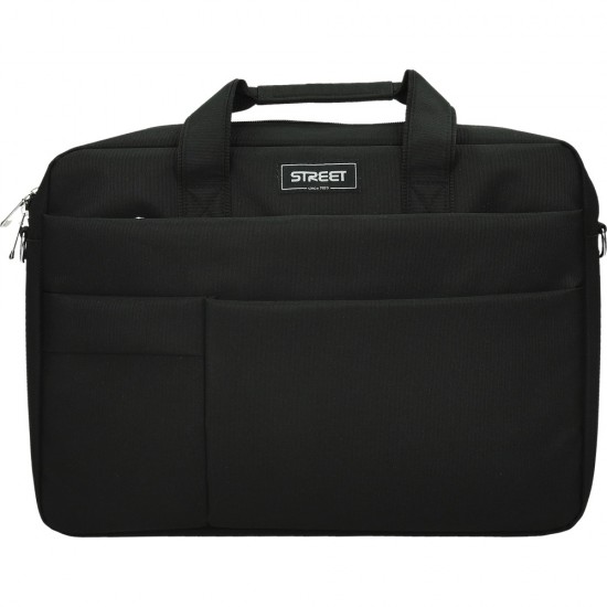 ΤΣΑΝΤΑ BUSINESS  STREET SLEEK  BLACK 42x31x5cm
