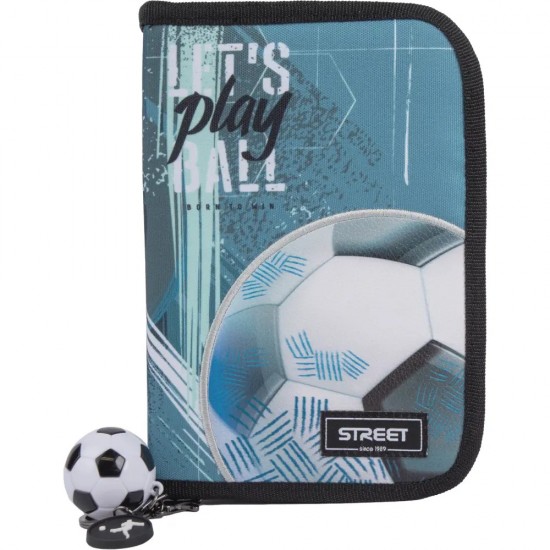 ΚΑΣΕΤΙΝΑ STREET ΚΕΝΗ FOOTBALL  1 ZIP 2FLAPS 21x4x14cm