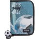 ΚΑΣΕΤΙΝΑ STREET ΚΕΝΗ FOOTBALL  1 ZIP 2FLAPS 21x4x14cm