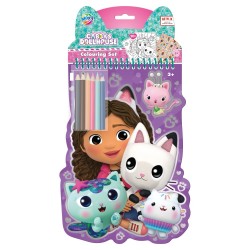 ΒΙΒΛΙΑ ΖΩΓΡΑΦΙΚΗΣ GABBY SHAPED COLOURING 20 ΦΥΛΛΑ ΚΑΙ ΞΥΛΟΜΠΟΓΙΕΣ