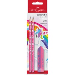 ΣΕΤ FABER CASTELL ΜΟΝΟΚΕΡΟΣ 2 ΜΟΛΥΒΙΑ +ΓΟΜΑ